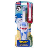 Chompers the Shark Toothbrush for Kids With Bonus Brush Head Aaria Tees