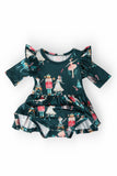 Christmas Ballet Twirl Flutter Bodysuit - Aaria Tees Aaria Tees