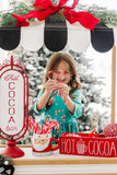 Christmas Candy 3/4 Sleeve Pocket Twirl Dress - Aaria Tees Aaria Tees