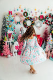 Christmas Cheer L/S Pocket Twirl Dress - Aaria Tees Aaria Tees