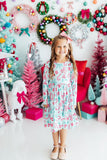 Christmas Cheer L/S Pocket Twirl Dress - Aaria Tees Aaria Tees