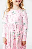 Christmas Cookies L/S Pocket Twirl Dress - Aaria Tees Aaria Tees