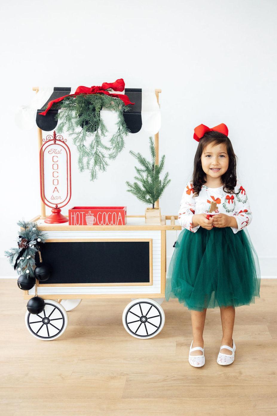 Christmas Cutie L/S Tutu Dress - Aaria Tees Aaria Tees