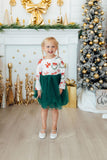 Christmas Cutie L/S Tutu Dress - Aaria Tees Aaria Tees