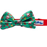Christmas Festive Green Holiday Dog Bow Tie Aaria Tees