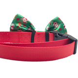 Christmas Festive Green Holiday Dog Bow Tie Aaria Tees