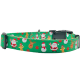 Christmas Festive Green Holiday Dog Collar Aaria Tees