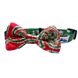 Christmas Tie Dye Dog Bow Tie Aaria Tees