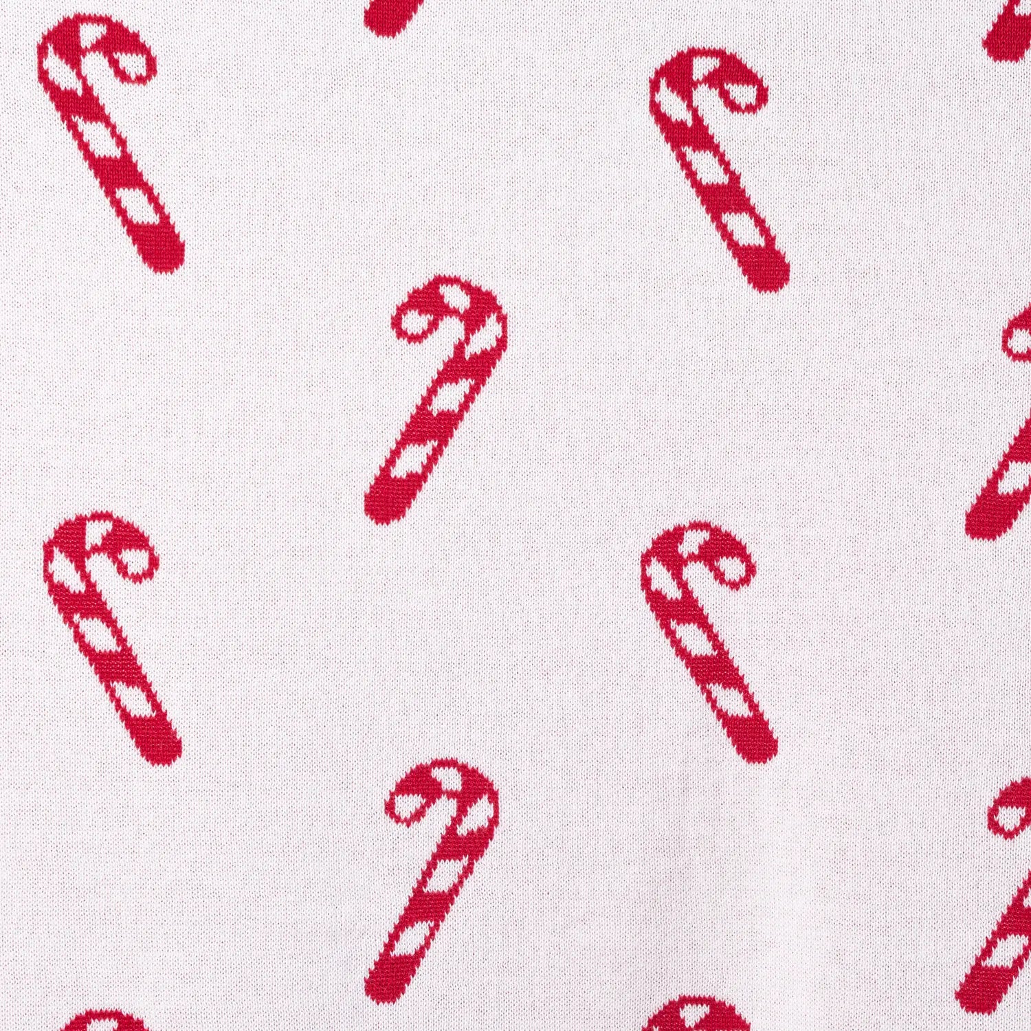Christmas Candy Cane Jacquard Knit Baby Blanket - Aaria Tees Aaria Tees