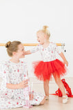 Clara's Christmas 3/4 Tutu Leotard - Aaria Tees Aaria Tees