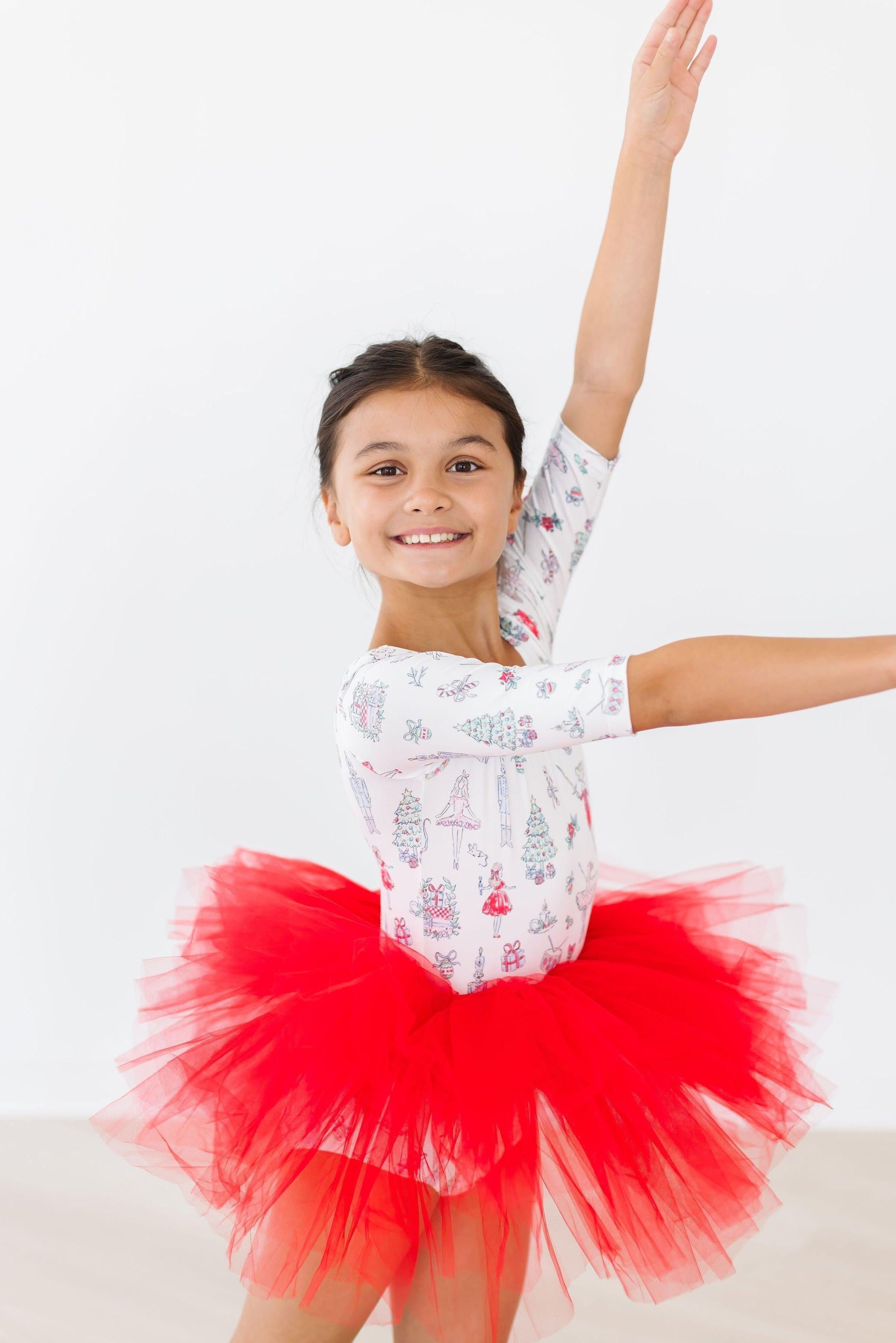 Clara's Christmas 3/4 Tutu Leotard - Aaria Tees Aaria Tees