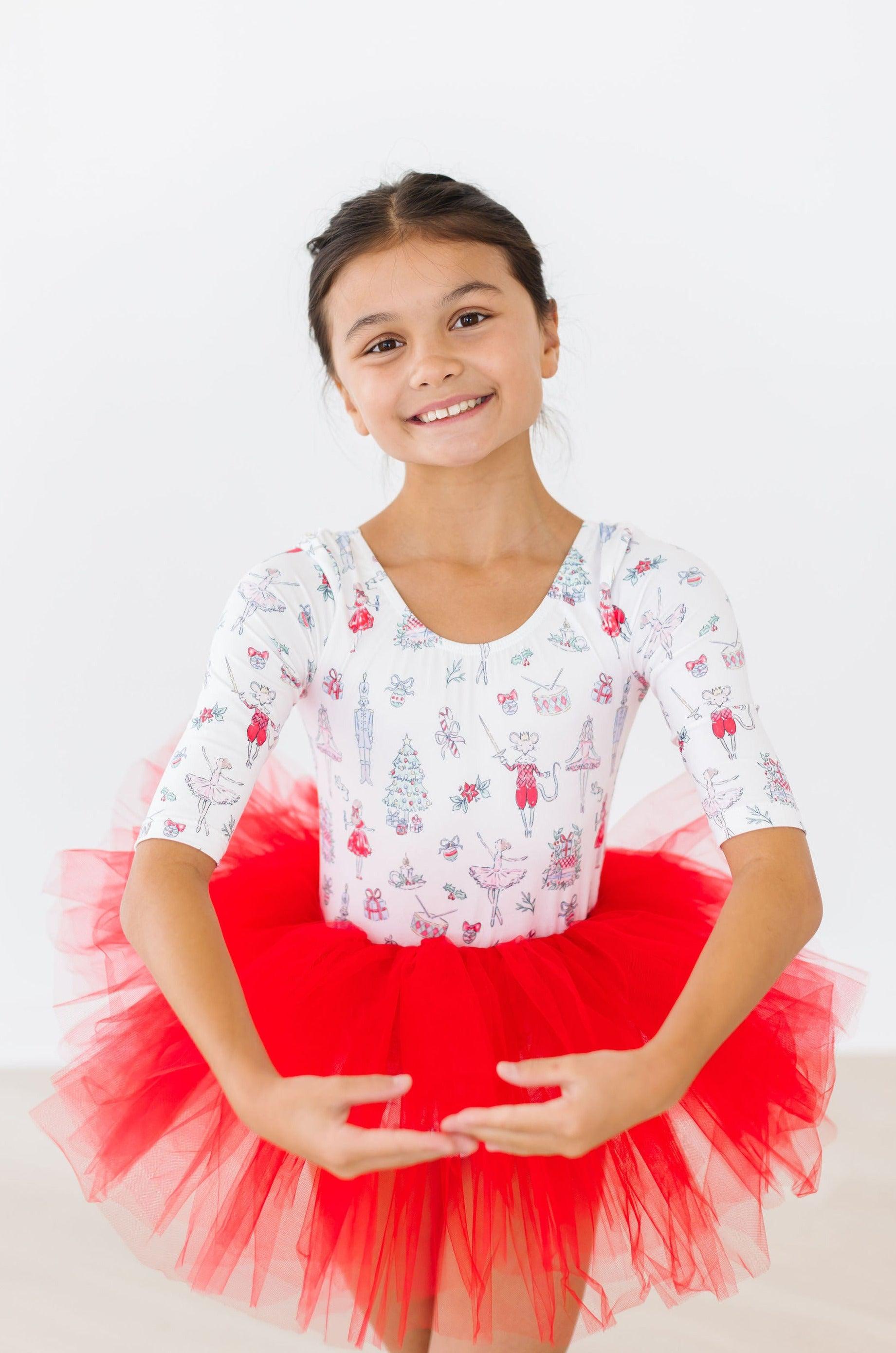 Clara's Christmas 3/4 Tutu Leotard - Aaria Tees Aaria Tees