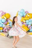 Class Act Flutter Sleeve Twirl Dress - Aaria Tees Aaria Tees