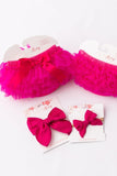 Hot Pink Ruffle Tutu Bloomer - Aaria Tees Aaria Tees
