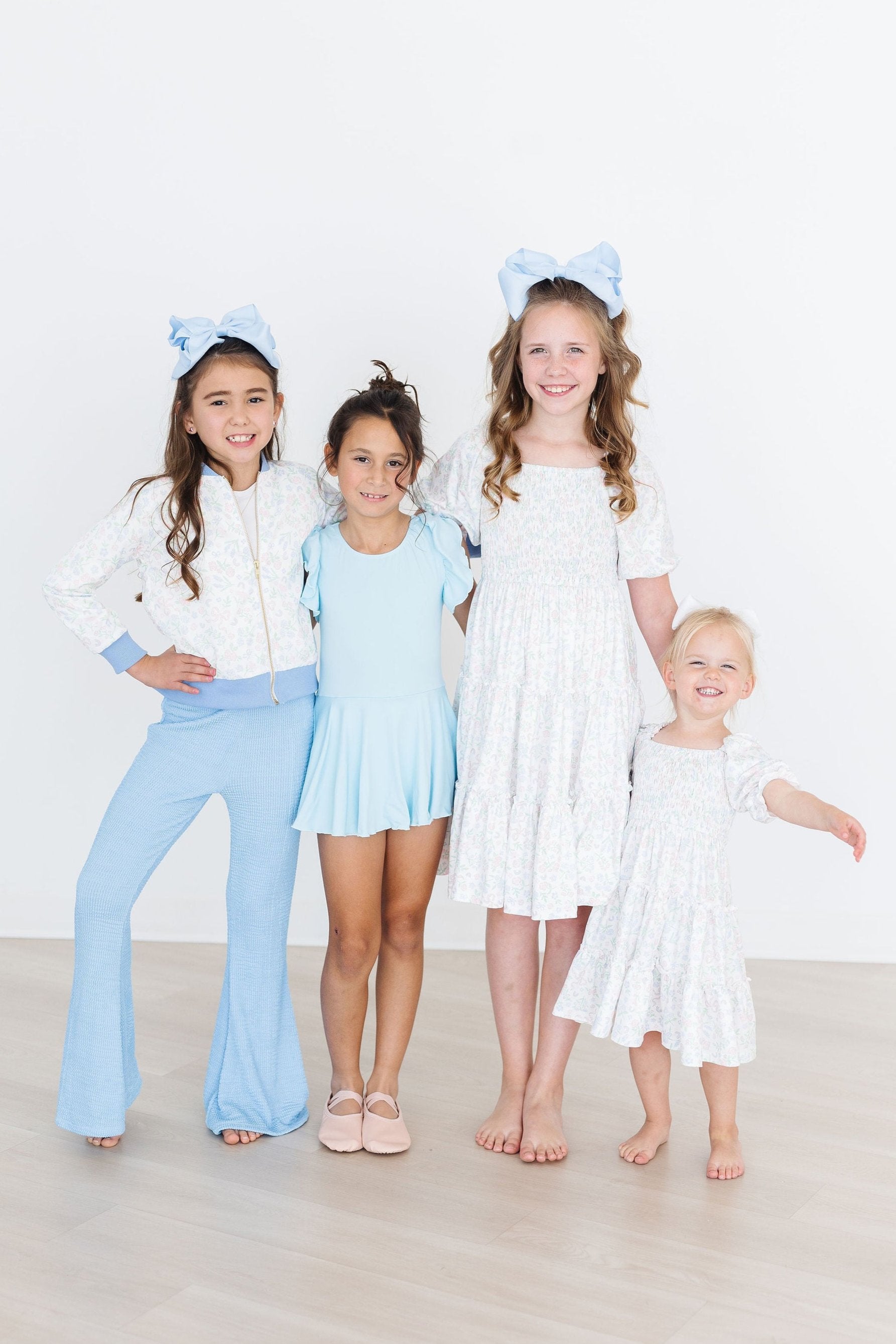Cloud 9 Smocked Ruffle Dress - Aaria Tees Aaria Tees