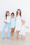 Cloud 9 Smocked Ruffle Dress - Aaria Tees Aaria Tees