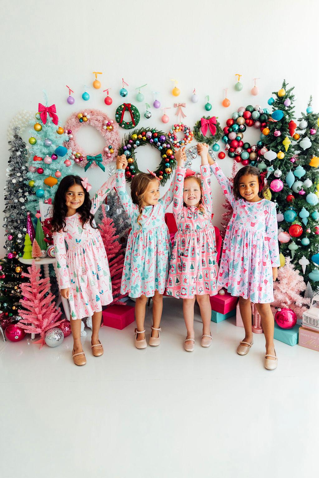 Cocoa Kisses L/S Pocket Twirl Dress - Aaria Tees Aaria Tees