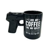 I Like my Coffee Like my Rifles Black Sidearm Sipper Aaria Tees
