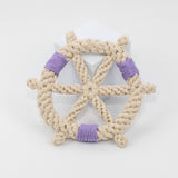 Color wheel Macrame Rope Pet Toy Aaria Tees