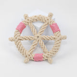 Color wheel Macrame Rope Pet Toy Aaria Tees