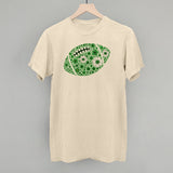 Floral Football Green Aaria Tees