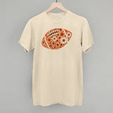 Floral Football Orange Aaria Tees