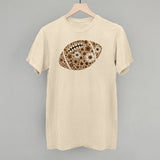 Floral Football Brown Aaria Tees