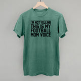 Football Mom Voice Aaria Tees