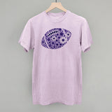 Floral Football Purple Aaria Tees