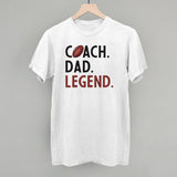 Coach Dad Legend (Football) Aaria Tees