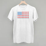 Football American Flag Aaria Tees