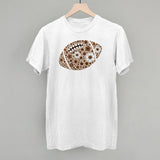 Floral Football Brown Aaria Tees