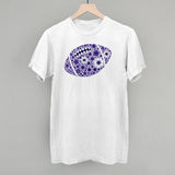Floral Football Purple Aaria Tees