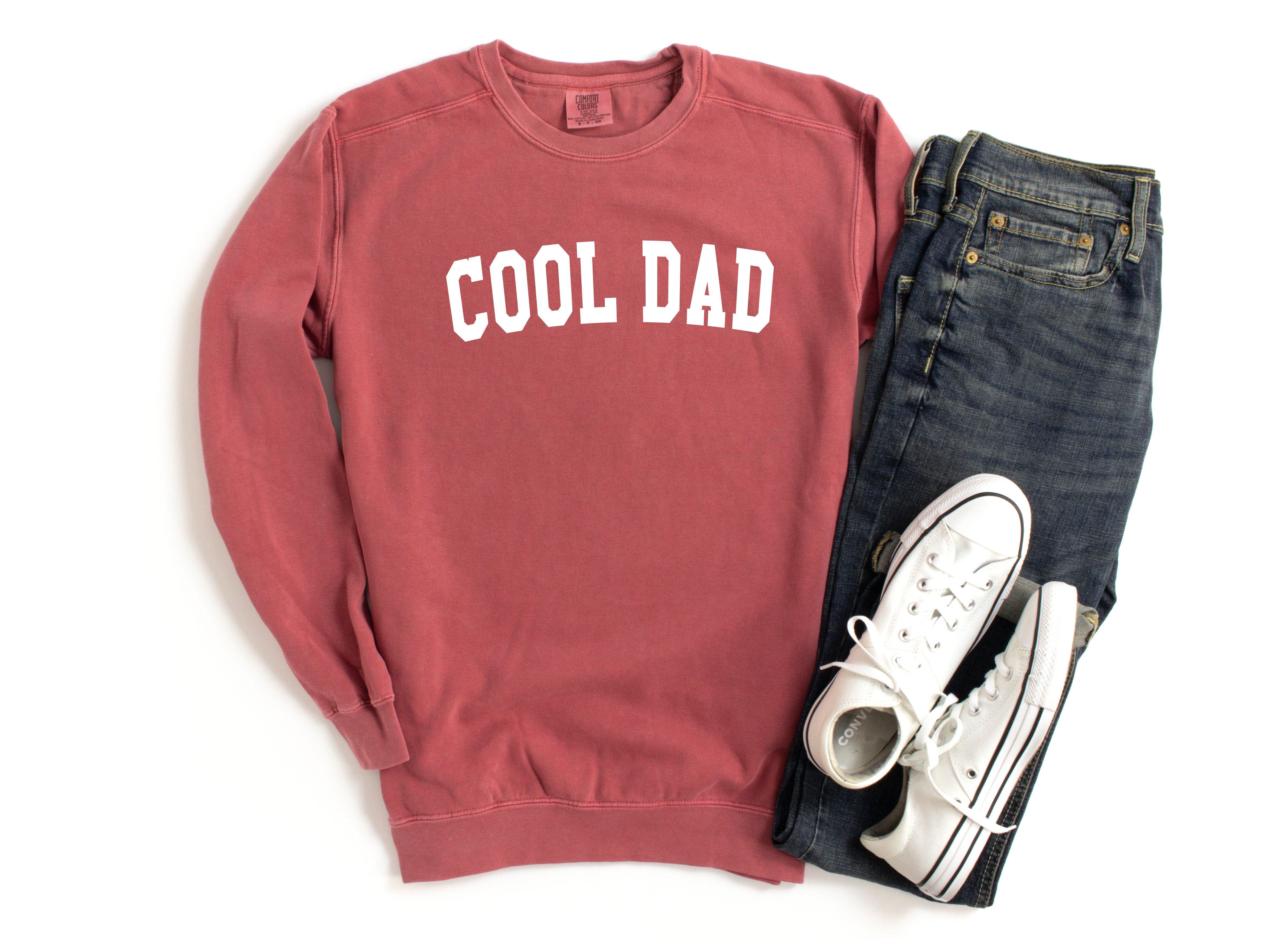 Cool Dad Garment Dyed Comfort Colors Sweatshirt - Aaria Tees Aaria Tees