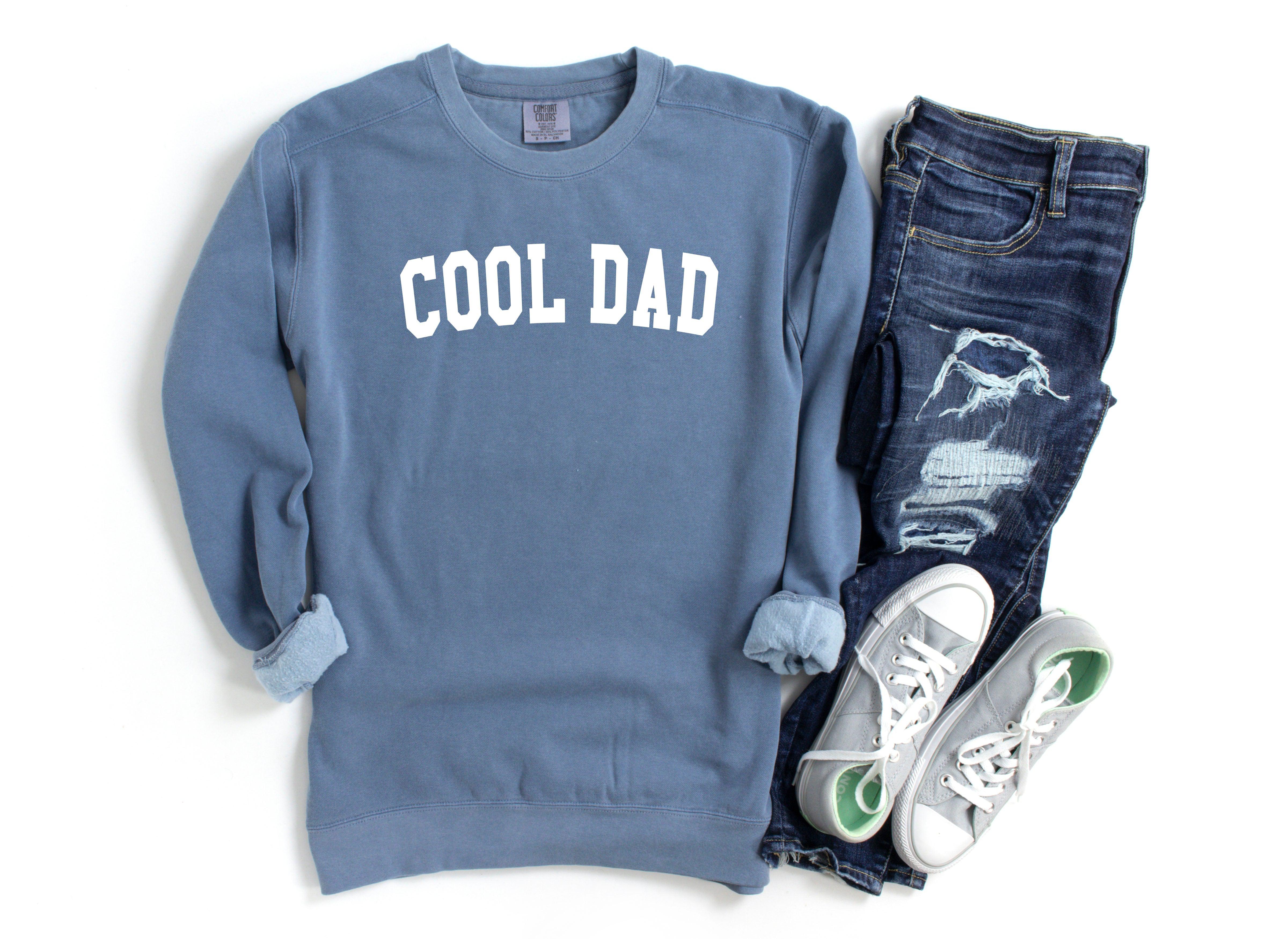 Cool Dad Garment Dyed Comfort Colors Sweatshirt - Aaria Tees Aaria Tees