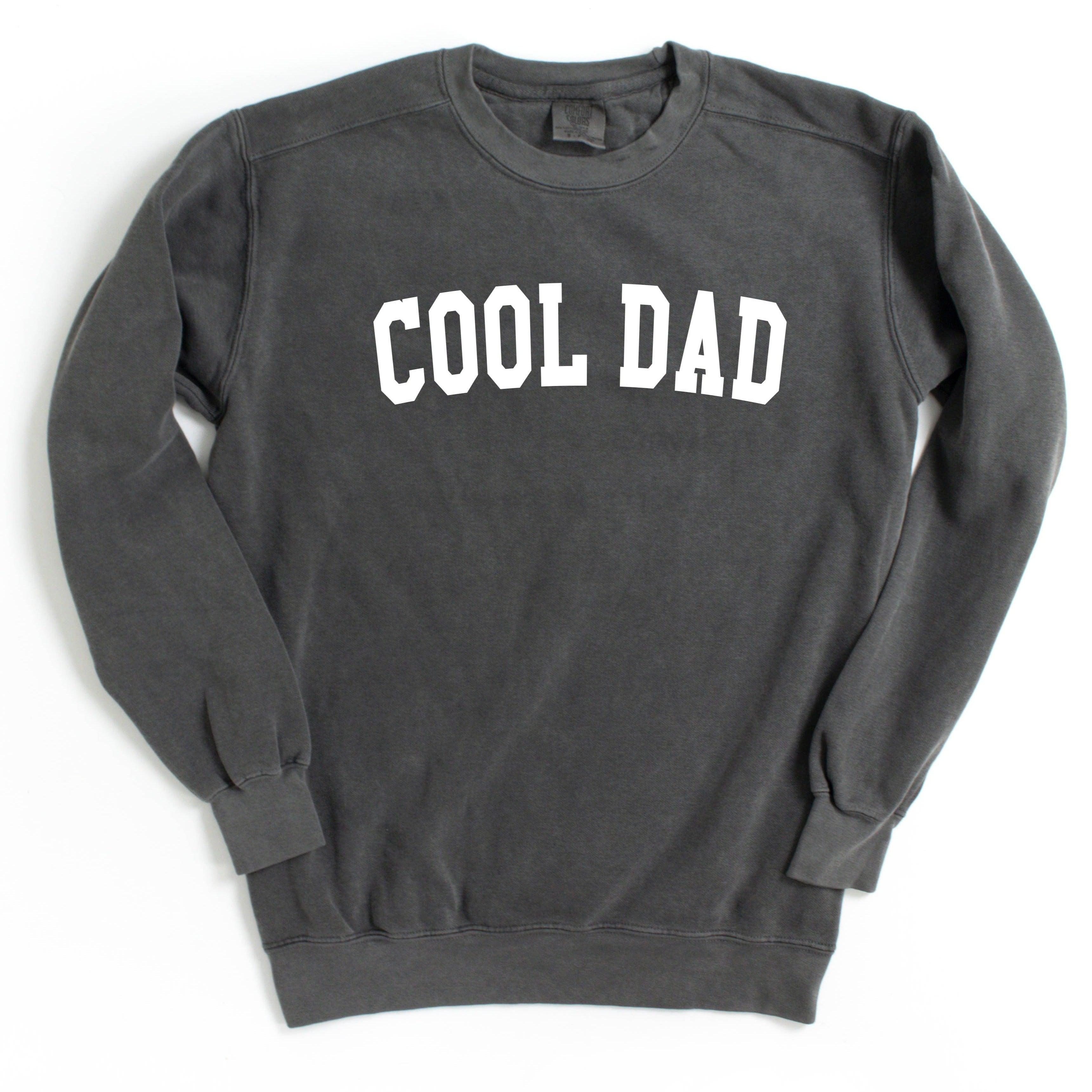 Cool Dad Garment Dyed Comfort Colors Sweatshirt - Aaria Tees Aaria Tees