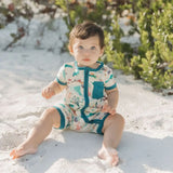 Coral Reef Shorty Romper | Bamboo - Aaria Tees Aaria Tees