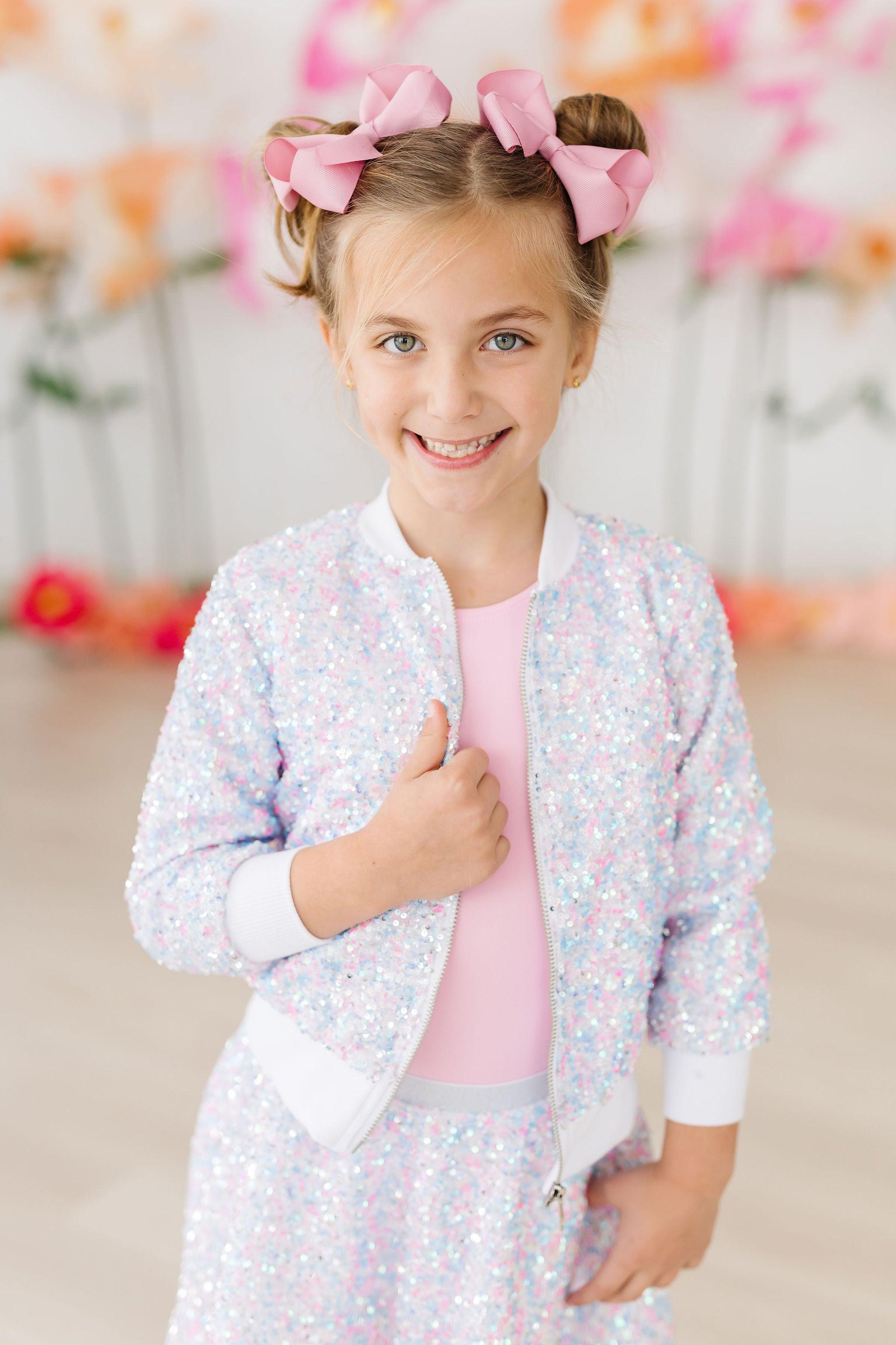 Cotton Candy Sequin Jacket - Aaria Tees Aaria Tees