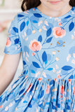 Country Blooms S/S Pocket Twirl Dress - Aaria Tees Aaria Tees