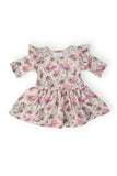 Cowgirl Cutie 3/4 Sleeve Flutter Twirl Bodysuit - Aaria Tees Aaria Tees