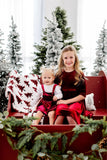 Cranberry Velvet Twirl Dress - Aaria Tees Aaria Tees