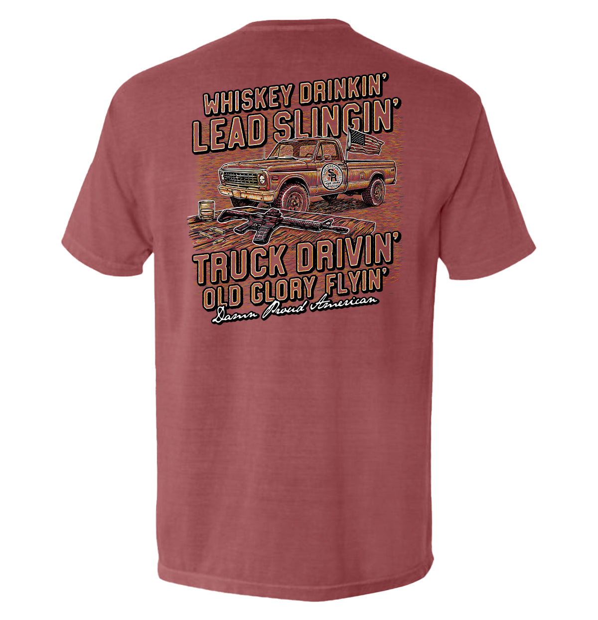 Damn Proud American - Aaria Tees Aaria Tees