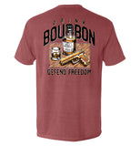 Drink Bourbon Defend Freedom Aaria Tees