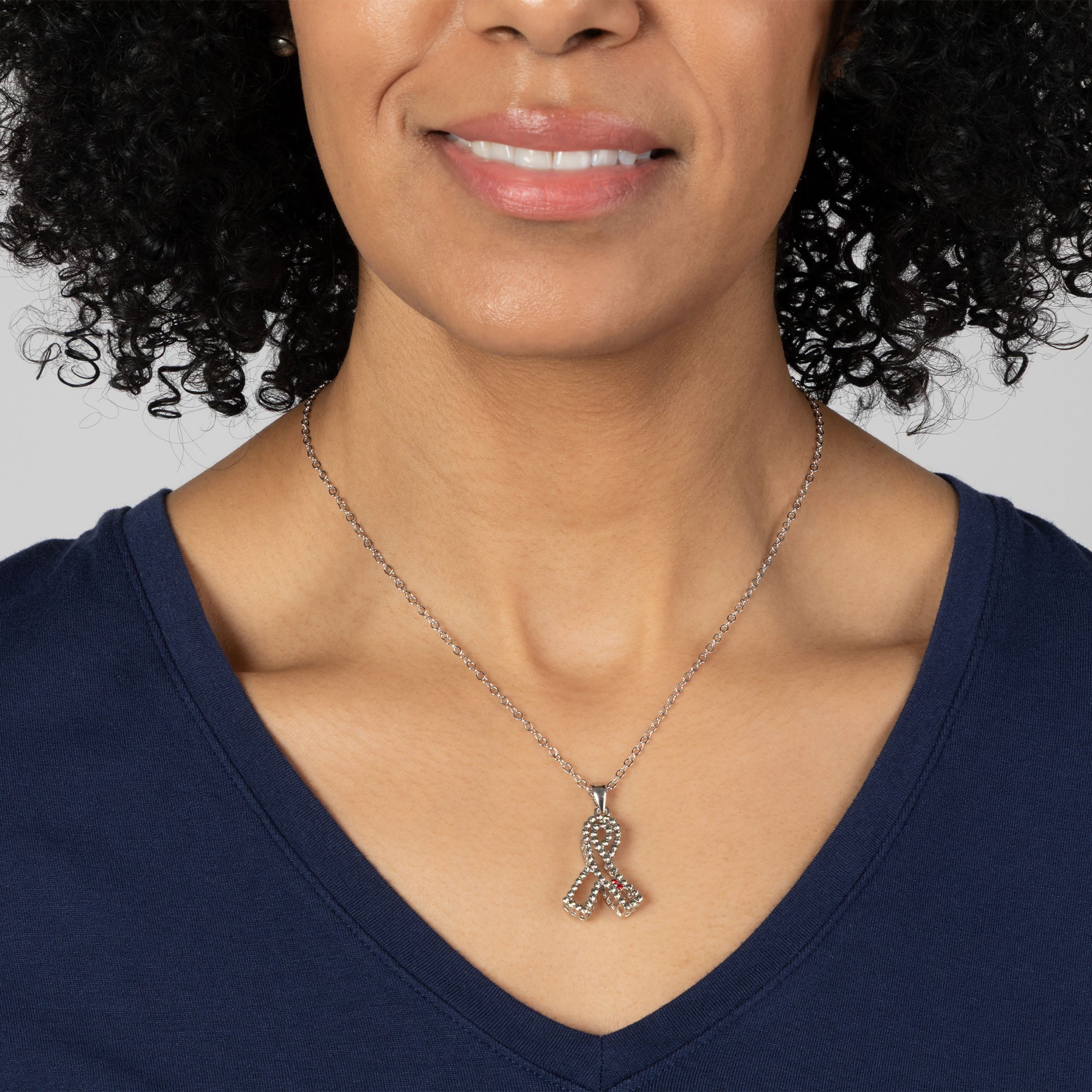 Outstanding Crystal Diabetes Awareness Necklace - Aaria Tees Aaria Tees