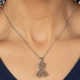 Outstanding Crystal Diabetes Awareness Necklace - Aaria Tees Aaria Tees