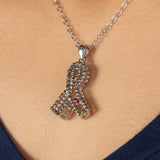 Outstanding Crystal Diabetes Awareness Necklace - Aaria Tees Aaria Tees