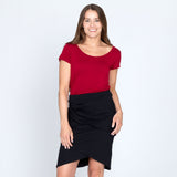 Organic Layered Pencil Skirt - Aaria Tees Aaria Tees