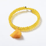 Taj Tassel Glass Bead Bracelet - Aaria Tees Aaria Tees