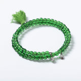 Taj Tassel Glass Bead Bracelet - Aaria Tees Aaria Tees