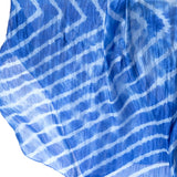 Tie-Dye Stripe Silk Scarf - Aaria Tees Aaria Tees